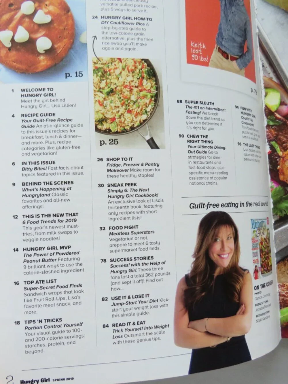 Hungry Girl magazine, Cookbook and Reference Guide March 2019